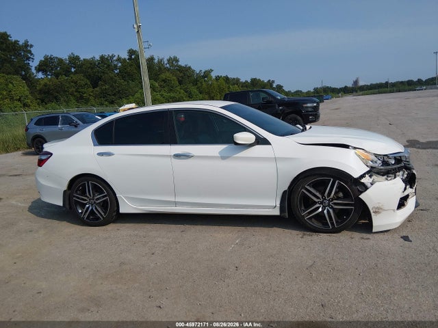 45972171 :رقم المزاد ، 1HGCR2F1XHA113900 vin ، 2017 Honda Accord Sport Se مزاد بيع