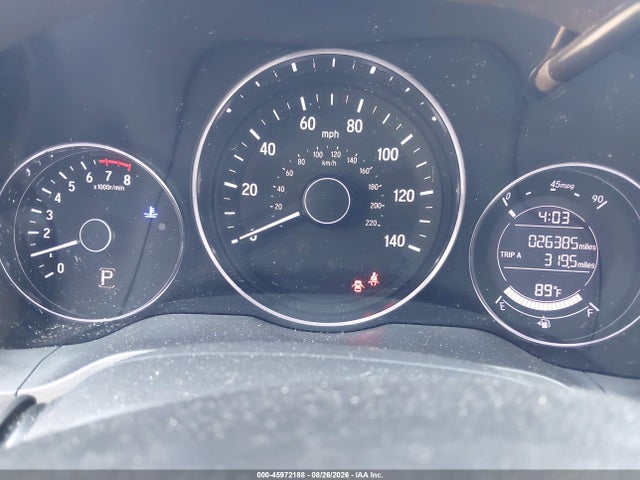 45972188 :رقم المزاد ، 3CZRU5H3XLM712048 vin ، 2020 Honda Hr-v 2wd Lx مزاد بيع