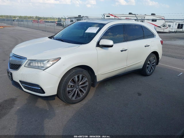 45972199 :رقم المزاد ، 5FRYD3H41FB011310 vin ، 2015 Acura Mdx Technology Package مزاد بيع
