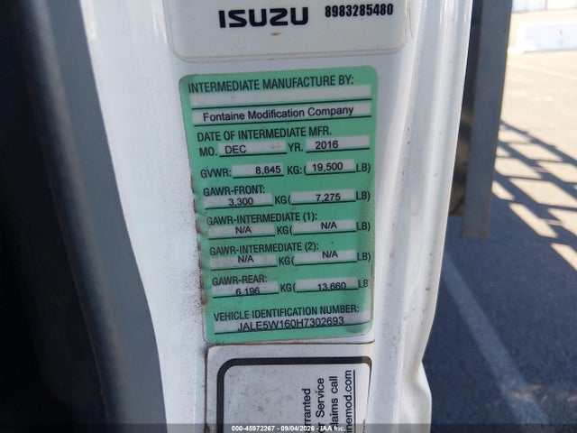 Isuzu Nrr Dsl Reg At 2017 JALE5W160H7302693 Image 8