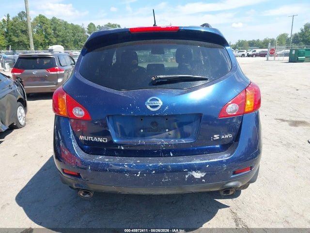 Продажа на аукционе авто 2009 Nissan Murano S, vin: JN8AZ18W39W130880, номер лота: 45972411
