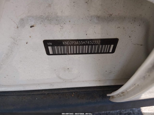 45972443 :رقم المزاد ، KNDJP3A55H7452332 vin ، 2017 Kia Soul + مزاد بيع