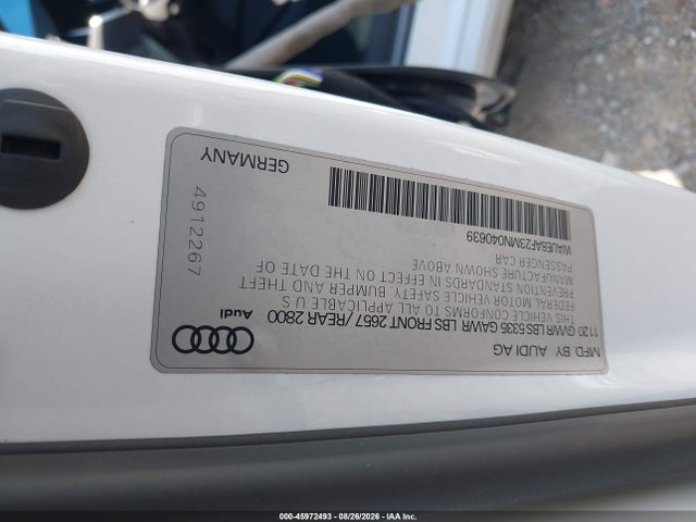 Продаж на аукціоні авто 2021 Audi A6 Premium Plus 45 Tfsi Quattro S Tronic/sport Premium Plus 45 Tfsi Quattro S Tronic, vin: WAUE8AF23MN040639, номер лоту: 45972493