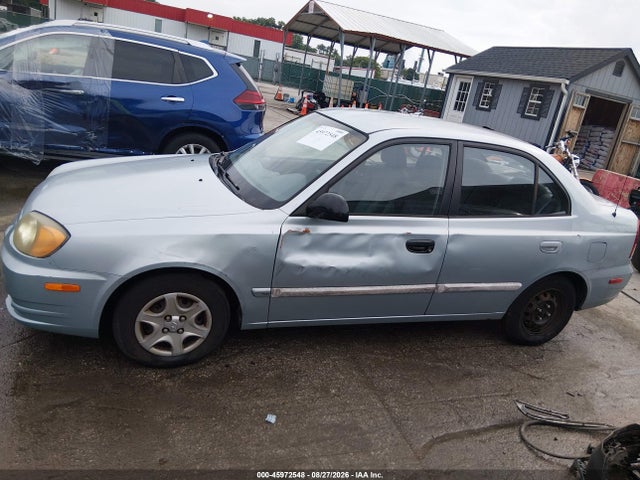 45972548 :رقم المزاد ، KMHCG45C54U538240 vin ، 2004 Hyundai Accent Gl مزاد بيع