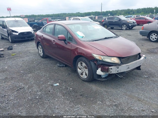 45972587 :رقم المزاد ، 2HGFB2F58DH530822 vin ، 2013 Honda Civic Lx مزاد بيع