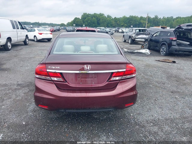 45972587 :رقم المزاد ، 2HGFB2F58DH530822 vin ، 2013 Honda Civic Lx مزاد بيع