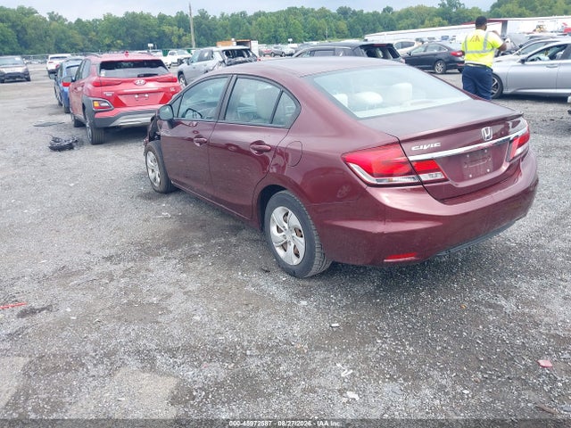 45972587 :رقم المزاد ، 2HGFB2F58DH530822 vin ، 2013 Honda Civic Lx مزاد بيع