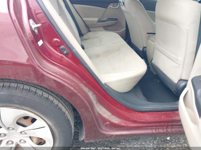 45972587 :رقم المزاد ، 2HGFB2F58DH530822 vin ، 2013 Honda Civic Lx مزاد بيع