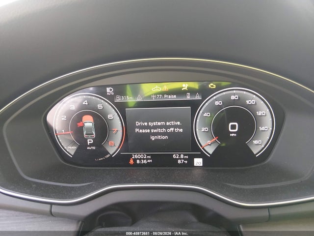 Продажа на аукционе авто 2025 Audi Q5 Premium Plus 45 Tfsi S Line Quattro S Tronic, vin: WA1EAAFY5S2025953, номер лота: 45972681