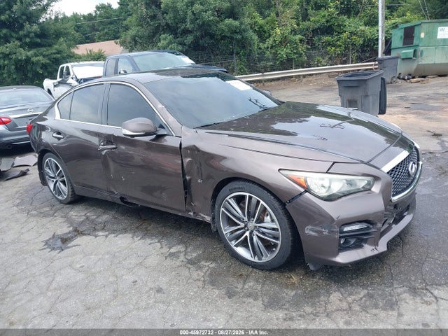 Продаж на аукціоні авто 2014 Infiniti Q50 Sport, vin: JN1BV7AP7EM670727, номер лоту: 45972732
