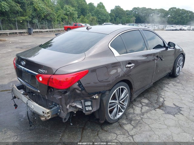 Продаж на аукціоні авто 2014 Infiniti Q50 Sport, vin: JN1BV7AP7EM670727, номер лоту: 45972732
