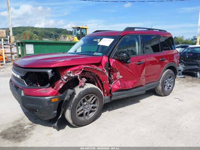 45972795 :رقم المزاد ، 3FMCR9BN4SRF67391 vin ، 2025 Ford Bronco Sport Big Bend مزاد بيع