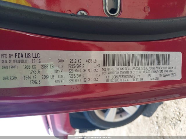 Продаж на аукціоні авто 2017 Jeep Patriot Latitude, vin: 1C4NJPFB1HD184602, номер лоту: 45972812