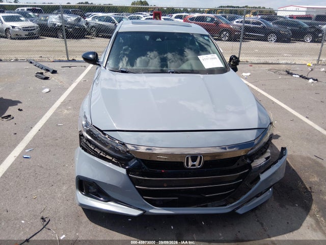 45973000 :رقم المزاد ، 1HGCV2F37MA015026 vin ، 2021 Honda Accord Sport 2.0t مزاد بيع