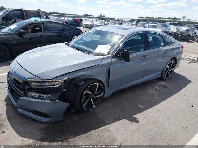 45973000 :رقم المزاد ، 1HGCV2F37MA015026 vin ، 2021 Honda Accord Sport 2.0t مزاد بيع