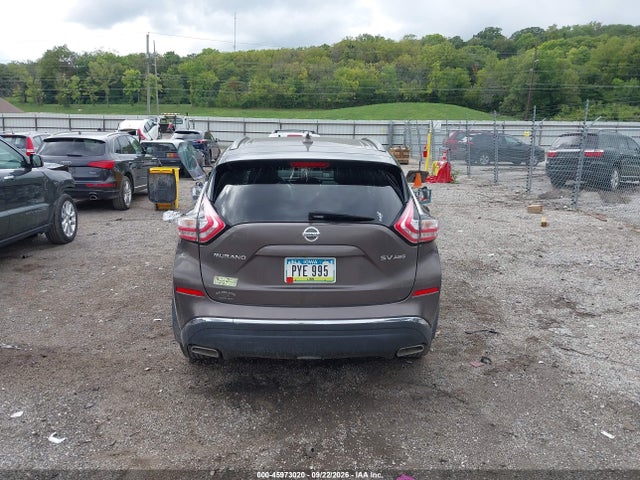 45973020 :رقم المزاد ، 5N1AZ2MHXHN113258 vin ، 2017 Nissan Murano Sv مزاد بيع