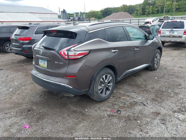 45973020 :رقم المزاد ، 5N1AZ2MHXHN113258 vin ، 2017 Nissan Murano Sv مزاد بيع