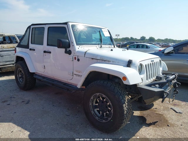 2015 Jeep Wrangler Unlimited Sahara მანქანა იყიდება აუქციონზე, vin: 1C4BJWEGXFL657393, აუქციონის ნომერი: 45973108