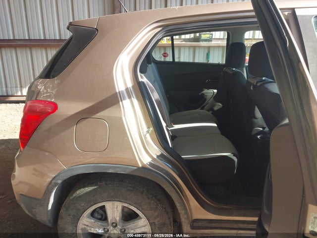 45973111 :رقم المزاد ، 3GNCJNSBXJL252212 vin ، 2018 Chevrolet Trax Ls مزاد بيع
