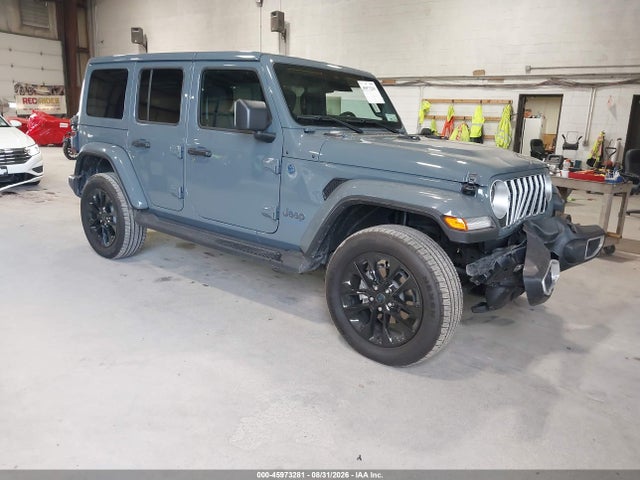 45973281 :رقم المزاد ، 1C4RJXP60SW601528 vin ، 2025 Jeep Wrangler 4xe Sahara 4xe مزاد بيع
