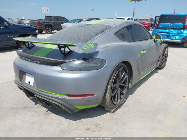 Aukcja sprzedaży 2021 Porsche 718 Cayman Gt4, vin: WP0AC2A89MK289336, numer aukcji: 45973363