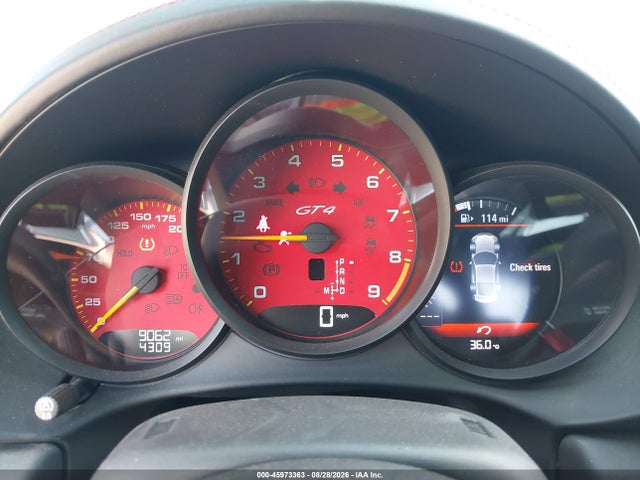 Aukcja sprzedaży 2021 Porsche 718 Cayman Gt4, vin: WP0AC2A89MK289336, numer aukcji: 45973363