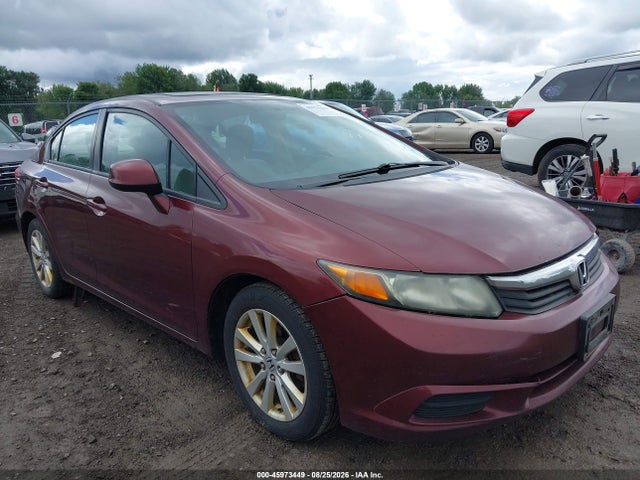 2012 Honda Civic Ex-l მანქანა იყიდება აუქციონზე, vin: 2HGFB2F97CH507808, აუქციონის ნომერი: 45973449
