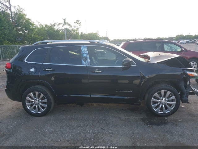45973508 :رقم المزاد ، 1C4PJMJS6HW634795 vin ، 2017 Jeep Cherokee Overland 4x4 مزاد بيع