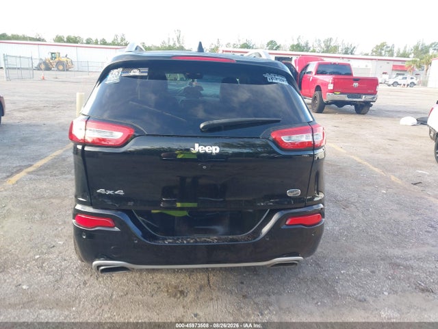 45973508 :رقم المزاد ، 1C4PJMJS6HW634795 vin ، 2017 Jeep Cherokee Overland 4x4 مزاد بيع