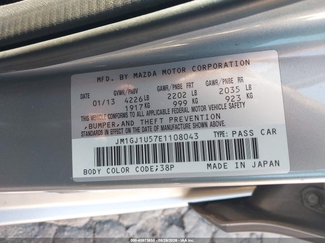 Продаж на аукціоні авто 2014 Mazda Mazda6 I Sport, vin: JM1GJ1U57E1108043, номер лоту: 45973650