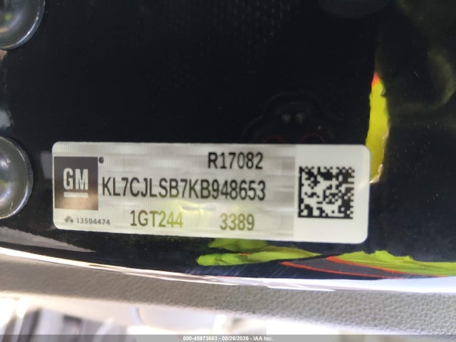 Chevrolet Trax Lt 2019 KL7CJLSB7KB948653 Image 9