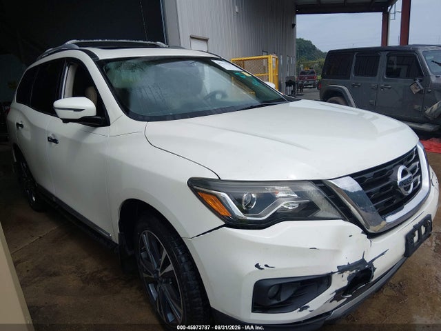 2017 Nissan Pathfinder Platinum მანქანა იყიდება აუქციონზე, vin: 5N1DR2MN2HC620041, აუქციონის ნომერი: 45973787
