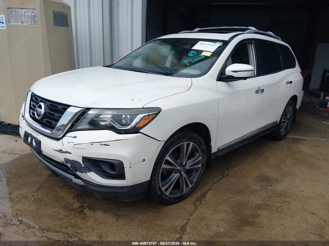 2017 Nissan Pathfinder Platinum მანქანა იყიდება აუქციონზე, vin: 5N1DR2MN2HC620041, აუქციონის ნომერი: 45973787