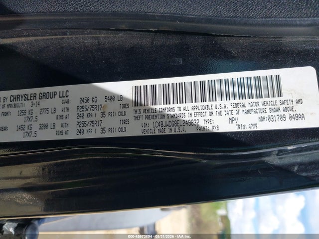 2014 Jeep Wrangler Unlimited Sport მანქანა იყიდება აუქციონზე, vin: 1C4BJWDG8EL249832, აუქციონის ნომერი: 45973894