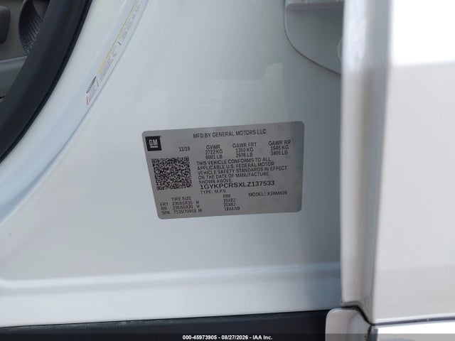 Продаж на аукціоні авто 2020 Cadillac Xt6 Fwd Premium Luxury, vin: 1GYKPCRSXLZ137533, номер лоту: 45973905