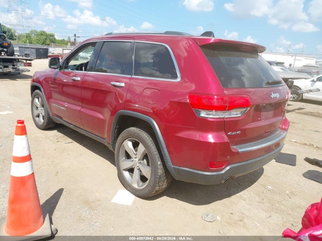 Продажа на аукционе авто 2014 Jeep Grand Cherokee Limited, vin: 1C4RJFBG6EC452347, номер лота: 45973942