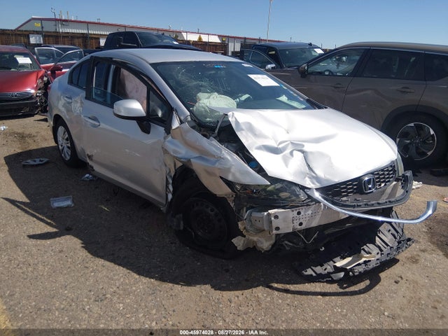 Auction sale of the 2013 Honda Civic Lx, vin: 19XFB2F52DE094852, lot number: 45974028