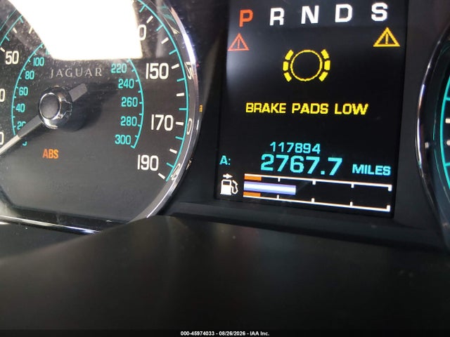 45974033 :رقم المزاد ، SAJWJ0EF9D8U08512 vin ، 2013 Jaguar Xf V6 Sc مزاد بيع