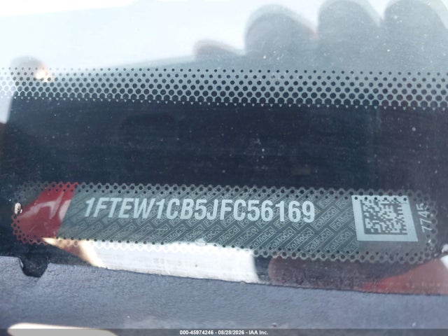 45974246 :رقم المزاد ، 1FTEW1CB5JFC56169 vin ، 2018 Ford F-150 Xlt مزاد بيع