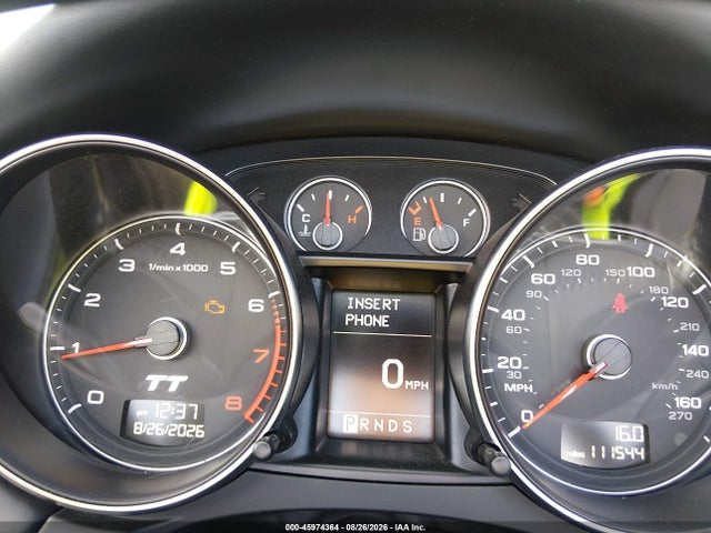 45974364 :رقم المزاد ، TRULF38J091003889 vin ، 2009 Audi Tt 2.0t مزاد بيع