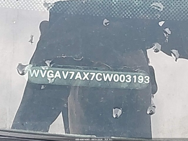 Продажа на аукционе авто 2012 Volkswagen Tiguan Se, vin: WVGAV7AX7CW003193, номер лота: 45974393