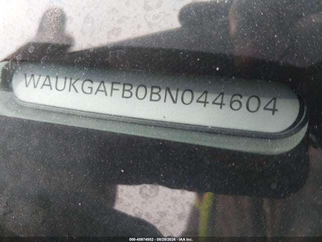 45974502 :رقم المزاد ، WAUKGAFB0BN044604 vin ، 2011 Audi A6 3.0 Premium مزاد بيع