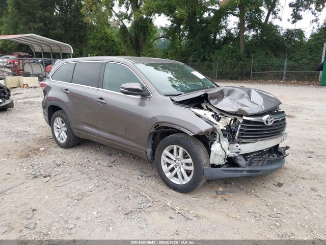 Aukcja sprzedaży 2014 Toyota Highlander Le, vin: 5TDZARFH2ES007042, numer aukcji: 45974542