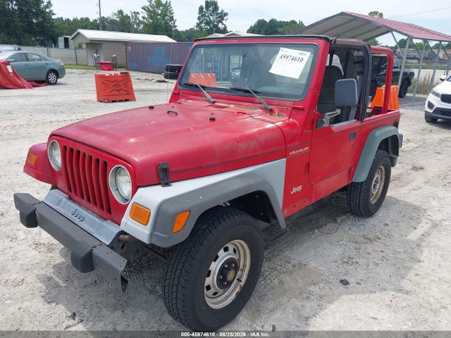 1999 Jeep Wrangler Se მანქანა იყიდება აუქციონზე, vin: 1J4FY29P7XP437116, აუქციონის ნომერი: 45974610