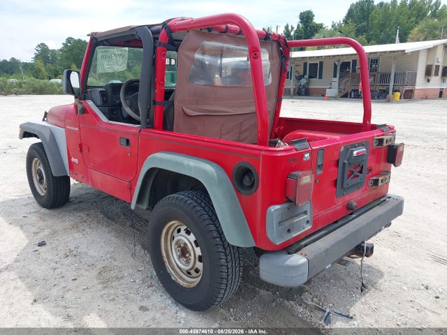 1999 Jeep Wrangler Se მანქანა იყიდება აუქციონზე, vin: 1J4FY29P7XP437116, აუქციონის ნომერი: 45974610