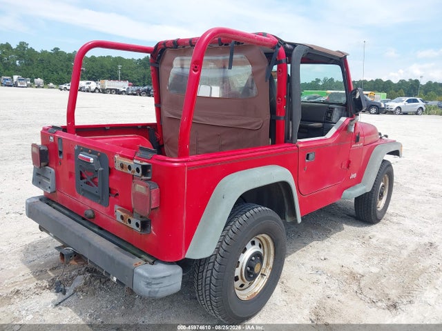 1999 Jeep Wrangler Se მანქანა იყიდება აუქციონზე, vin: 1J4FY29P7XP437116, აუქციონის ნომერი: 45974610