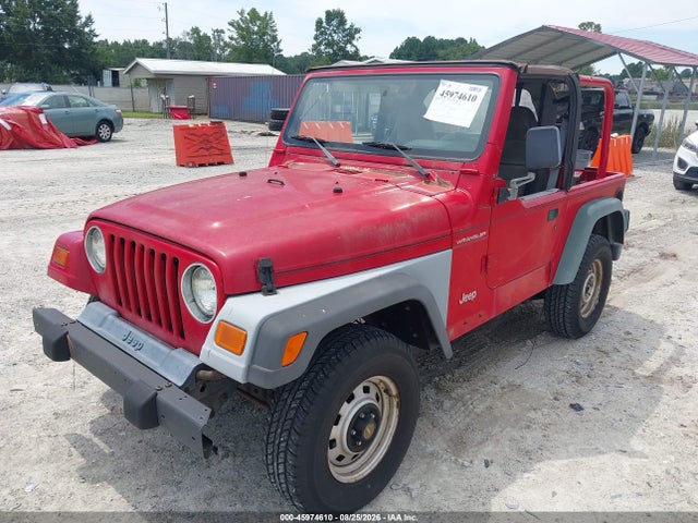 1999 Jeep Wrangler Se მანქანა იყიდება აუქციონზე, vin: 1J4FY29P7XP437116, აუქციონის ნომერი: 45974610