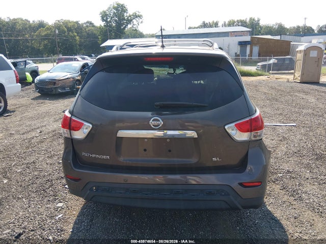 2015 Nissan Pathfinder Sl მანქანა იყიდება აუქციონზე, vin: 5N1AR2MN5FC676992, აუქციონის ნომერი: 45974654
