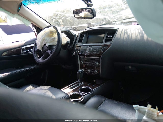 2015 Nissan Pathfinder Sl მანქანა იყიდება აუქციონზე, vin: 5N1AR2MN5FC676992, აუქციონის ნომერი: 45974654
