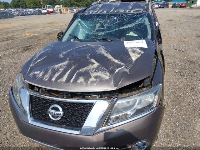 2015 Nissan Pathfinder Sl მანქანა იყიდება აუქციონზე, vin: 5N1AR2MN5FC676992, აუქციონის ნომერი: 45974654